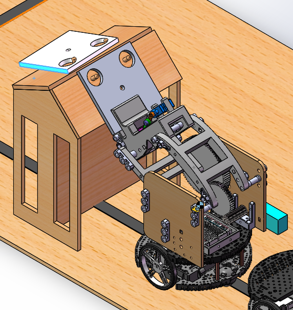 Solidworks model of a robot for this course